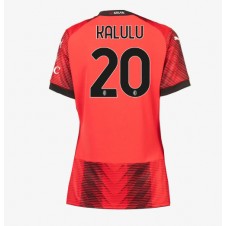 AC Milan Pierre Kalulu #20 Hemmatröja Dam 2023-24 Korta ärmar